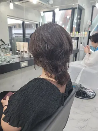 ミディアム カラー パーマ ❇️安達 優心❇️ レイヤー/艶髪特化のヘアスタイル