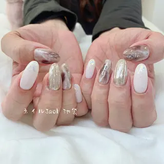 セミロング ネイルJaol 池袋のネイルデザイン
