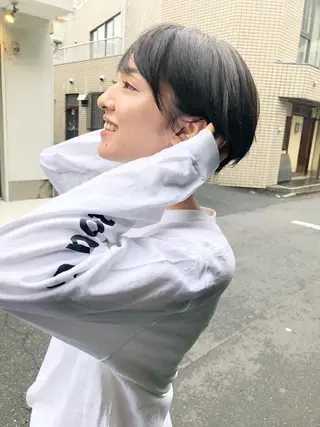 ショート すきバサミを使わない カット✂️✨郡司泰之のヘアスタイル