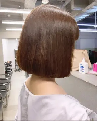 ショート カラー 透明感カラー✂︎ /縮毛矯正/YUKAのヘアスタイル