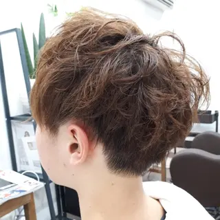 メンズ パーマ 池内 智哉のヘアスタイル