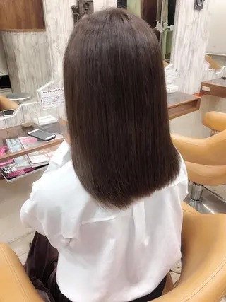 ミディアム 鈴木 悠のヘアスタイル