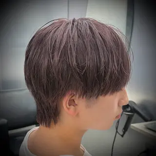 ミディアム カラー メンズ メンズ♱ハイトーン♱ ウルフʜᴀʀᴜᴋᴀのヘアスタイル