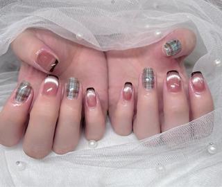 ネイル 🎀PG🩵 ネイルサロンのネイルデザイン