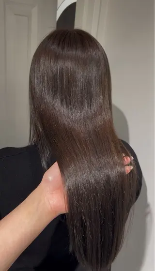 ロング カラー himari💜 酸性ストレートのヘアスタイル