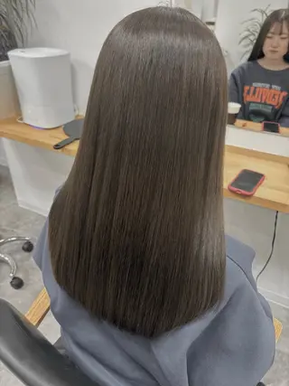 ロング カラー パーマ misa🫧ナチュラ ル縮毛矯正/髪質改善のヘアスタイル