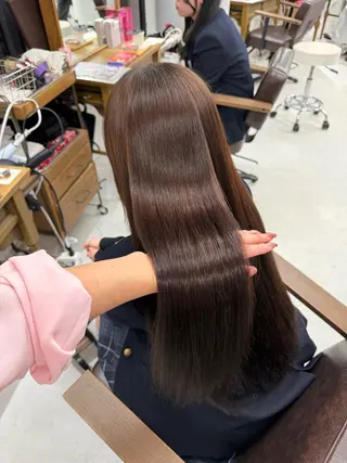 ロング 🍒ベージュ/ピンク ベージュ🍒なつきのヘアスタイル