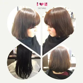ミディアム パーマ 澤田 彩香のヘアスタイル