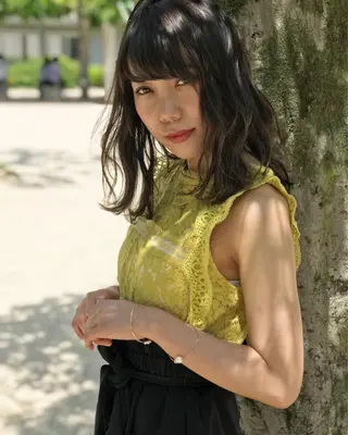 ミディアム カラー 若宮 宣弘のヘアスタイル