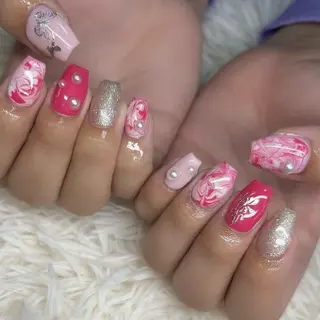 ネイル 【Yappy🌈】 💖P-tanaのネイルデザイン