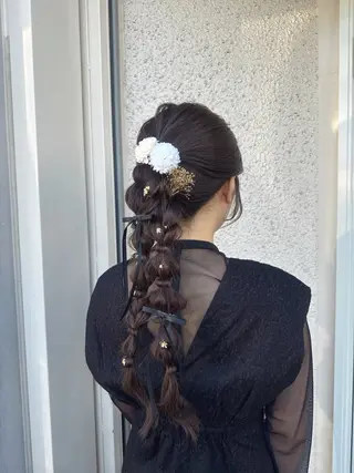 ヘアアレンジ 🍒透明感カラー /ダブルカラー🍒のヘアスタイル