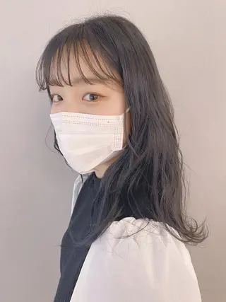 セミロング unopulir 景山 凌のヘアスタイル