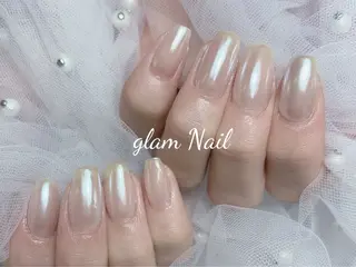ネイル エツメ💅 長さ出し🎀デザインのネイルデザイン