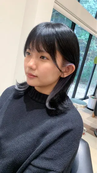 ミディアム カラー 🌈miu miu hair✂️💕のヘアスタイル