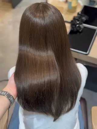 セミロング 表参道/ピンク♡ 盛れる顔周り♡amiのヘアスタイル