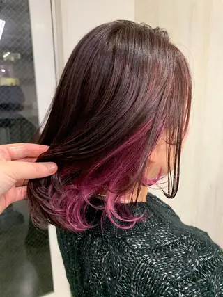 セミロング カラー ROW町田★ 船木のヘアスタイル