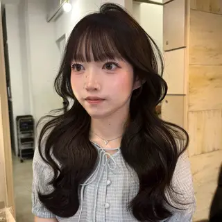 ロング カラー 韓国レイヤー/ダブル カラー/フウカ🤍のヘアスタイル