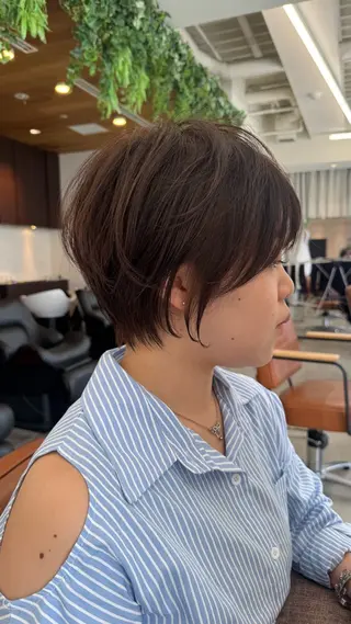 ショート カラー お悩み解決ショート/ 似合わせカット/といのヘアスタイル