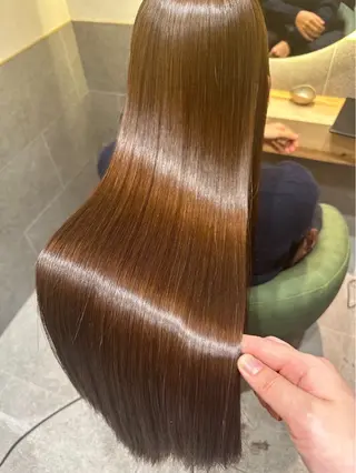 ロング カラー パーマ 色落ちまで盛れる 💟まなみのヘアスタイル