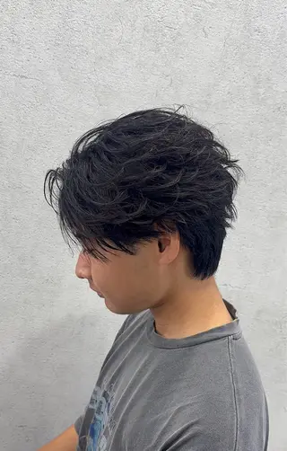 パーマ メンズ 毛流れ/シャドウ 🇰🇷AYATOのヘアスタイル