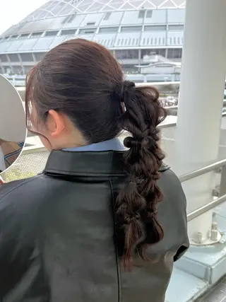 ヘアアレンジ 推し活・参列ヘア🎀 札幌ヘアセット専門のヘアスタイル