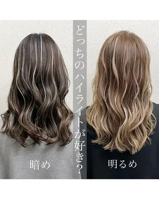 ロング カラー グレージュ💎 神戸孝哉のヘアスタイル