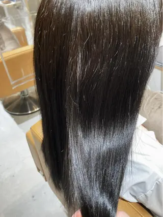 ロング カラー 艶髪/韓国風🤍🖤 小林実央のヘアスタイル