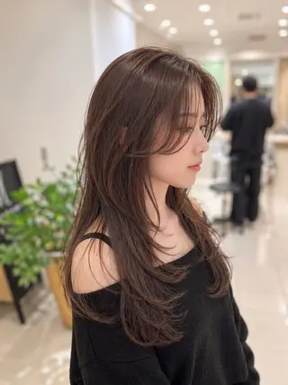 ロング カラー 金子 直樹のヘアスタイル