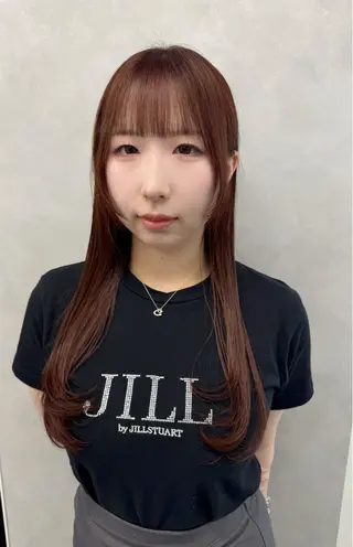 ロング カラー 透明感カラー ボブ ミディアム 齊木勇人のヘアスタイル