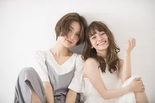 ミディアム カラー パーマ BASSA 下井草店のヘアスタイル