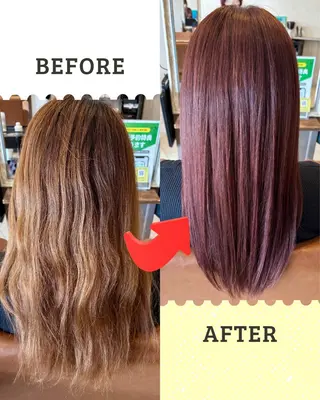 カラー 沖本 あやののヘアスタイル