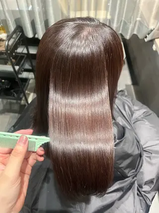 ロング 中原 真美のヘアスタイル