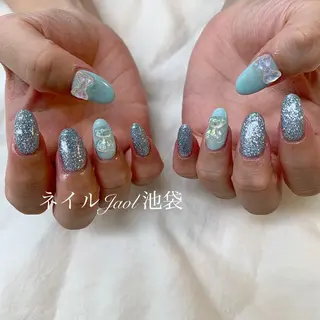 セミロング ネイルJaol 池袋のネイルデザイン