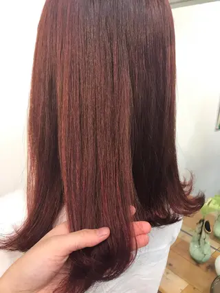 ミディアム カラー i sのヘアスタイル