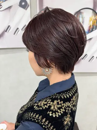 ショート カラー 辻 泰之のヘアスタイル