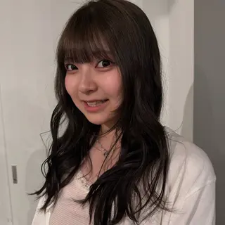 セミロング カラー ヒマリ cashel渋谷のヘアスタイル