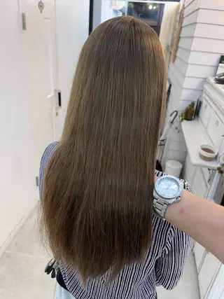 セミロング カラー ダブルカラー メンズパーマ大成のヘアスタイル