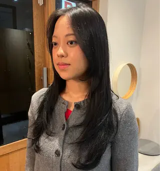 ロング 、 ハルナのヘアスタイル