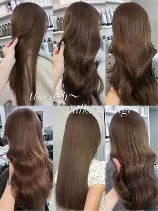 ロング カラー 💍モテる艶髪 透明感カラー💖のヘアスタイル