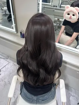 ロング カラー ParveMix/ ワンホン/こころのヘアスタイル
