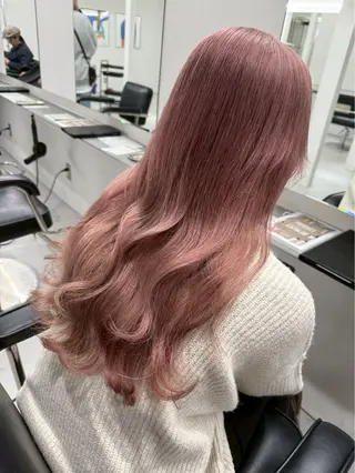 ロング カラー カラーモデル募集中/ 万代/古谷優羽のヘアスタイル