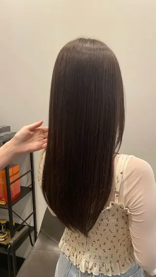 ロング カラー ブリーチ/ハイライト /パーマあきはのヘアスタイル