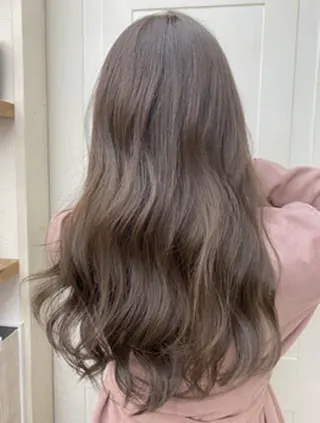 セミロング カラー パーマ ヘアアレンジ メンズ キッズ kotona 🤍miuraのヘアスタイル
