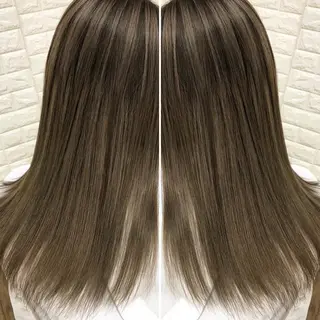 ロング カラー famille ファミーユのヘアスタイル