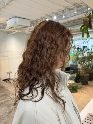 ロング パーマ ANY/須田麻人 /パーマスタイルのヘアスタイル