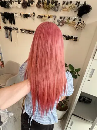 セミロング ))カラー特化(( 渡邉 怜のヘアスタイル