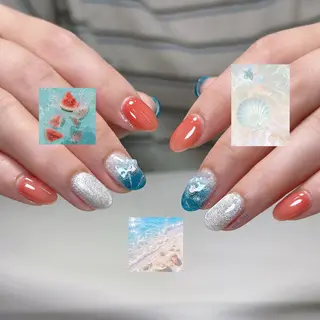 ネイル BLUE CORAのネイルデザイン