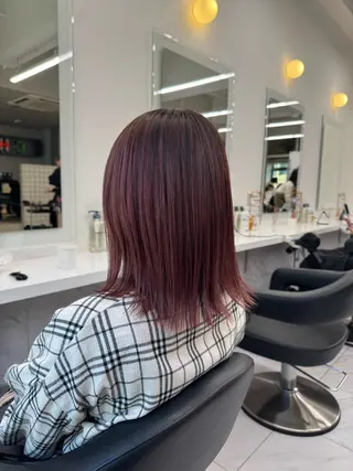 ミディアム カラー パーマ ヘアアレンジ メンズ キッズ 韓国系🇰🇷🩶 艶暗髪/MEIのヘアスタイル