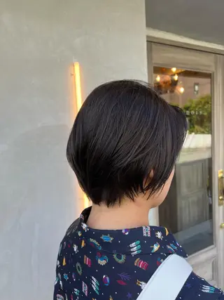ショート カラー ひがし はるなのヘアスタイル
