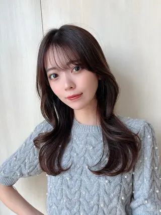 ロング 🧡くびれヘア/前髪 顔周り🧡久原結衣のヘアスタイル